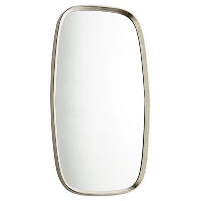 Vela Elongated Metal Beveled Mirror