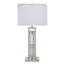Lampe de table de conception moderne 1pc, lampe de table décorative décorative scintillante, lumière de danse de l'eau, veilleuse satinée
