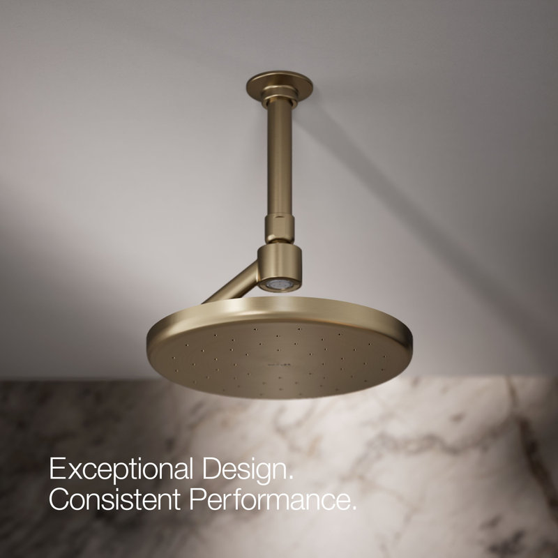 Flood Adjustable Shower Head, Vibrant Brushed Bronze