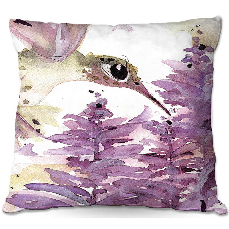 Coussin décoratif hummer canapé lavande, 16 po x 1 po