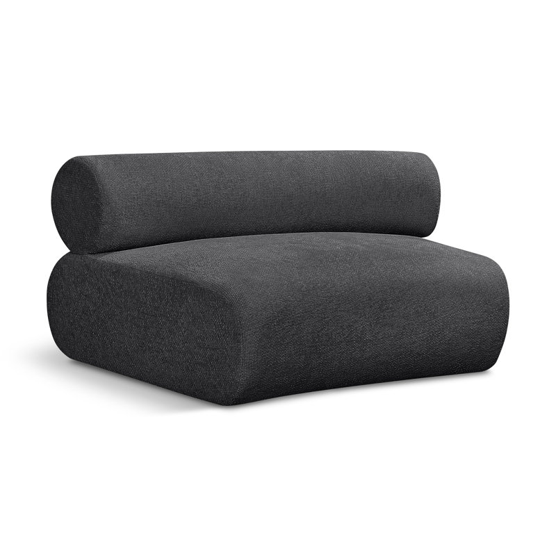 Balle 56 de large, Tissu gris chenille