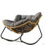 Chaise berçante d'extérieur polyvalente pour la détente et la décoration