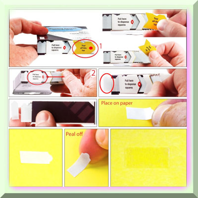 Mounting Squares Pack of 500