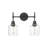 Asheville 2 - Light Dimmable Matte Black Vanity Light