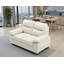 Causeuse en similicuir perle Londonderry-421156925
