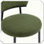 Chaise de salle à manger 2 pièces rembourrée Robuste Confortable Élégant Durable Pratique