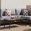 Ensemble de patio en métal pour 5 personnes, ensemble de mobilier d'extérieur en aluminium-853318207