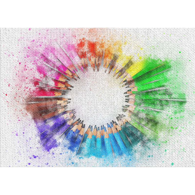 Tapis de la zone verte crayon, Rectangle 2 pi x 3 pi