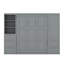 Grand lit escamotable mural avec placard, tablettes et tiroirs-252973449