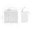 Ensemble de meuble-lavabo simple 43 po Hamlet-70315843