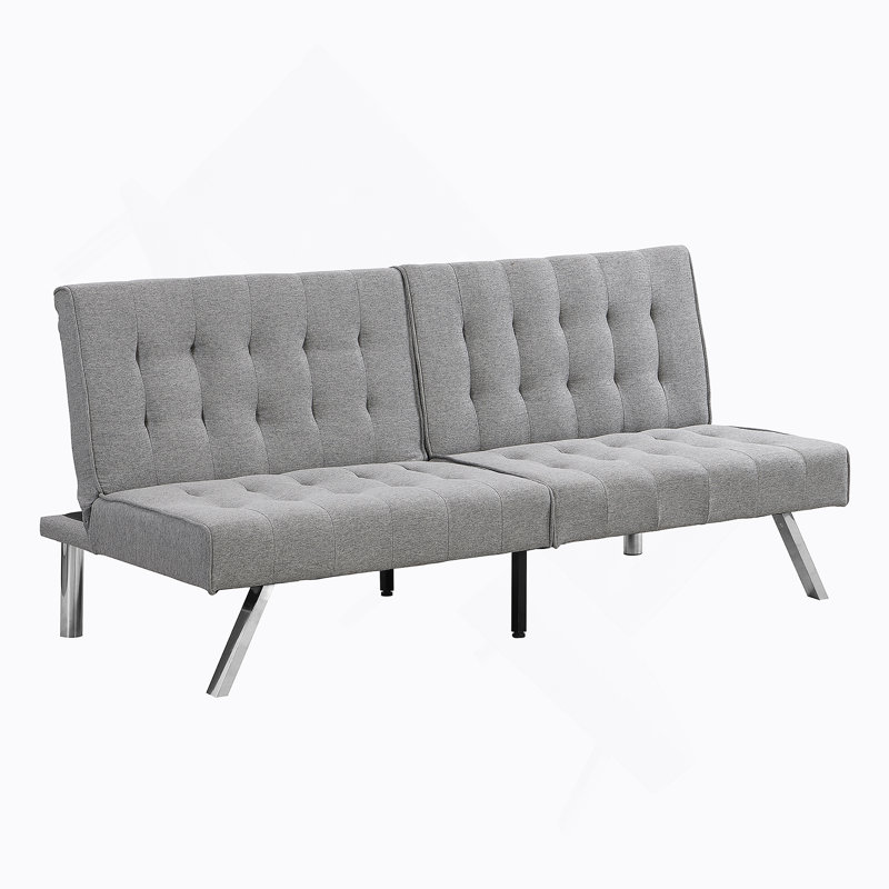 Gonnelli Armless Sofa, Modern Sofa, Accent Sofa, Gray Fabric
