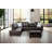 Aamanah 97"Faux Leather Sectional with Ottoman-87301211-87327954