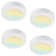 Round Color Selectable Integrated LED Flush Mount Downlight