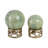 Set Of 2 7/8" Zakrzewski Marble Sphere Statuary-776219492