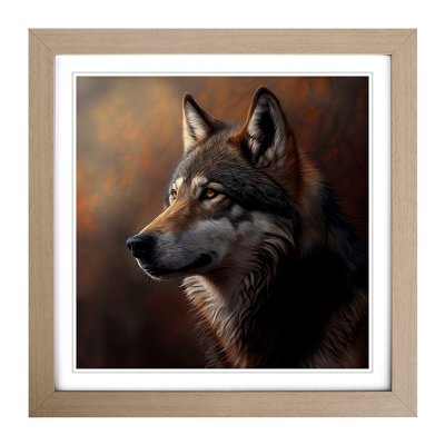 Wolf Realism - Framed Print