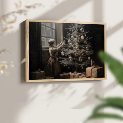 Chirstmas Art-CMVIII -Framed Print - Restickable