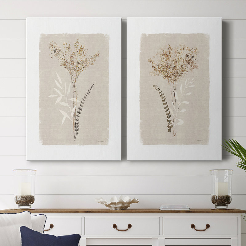 Toile tendue D-Foliage I-Premium Gallery - prête à être accrochée, H 18 po x l 24 po