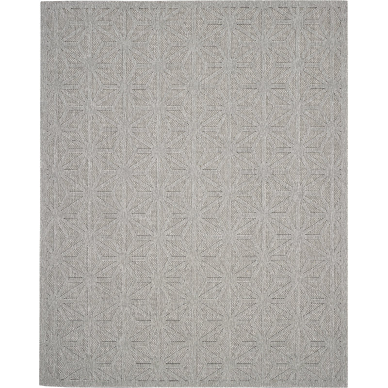 Eastertown Geometric Indoor / Outdoor Rug, Rectangle 6' x 9'