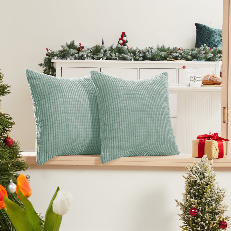 Kenley Citronella Square Throw Pillow Cover, 61cm H x 61cm W x 1cm D, Taupe