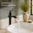 Waterfall Single Hole Single-Handle Vessel Bathroom Faucet.-107663628