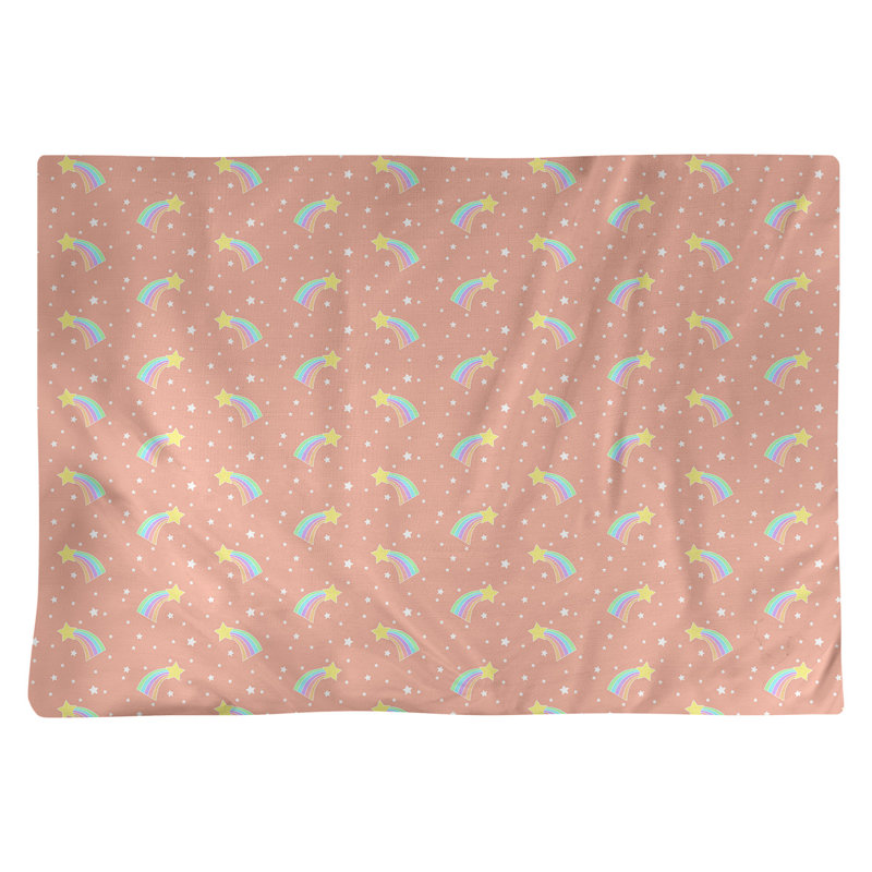 Napperon en coton 18 po Shooting Stars, Orange