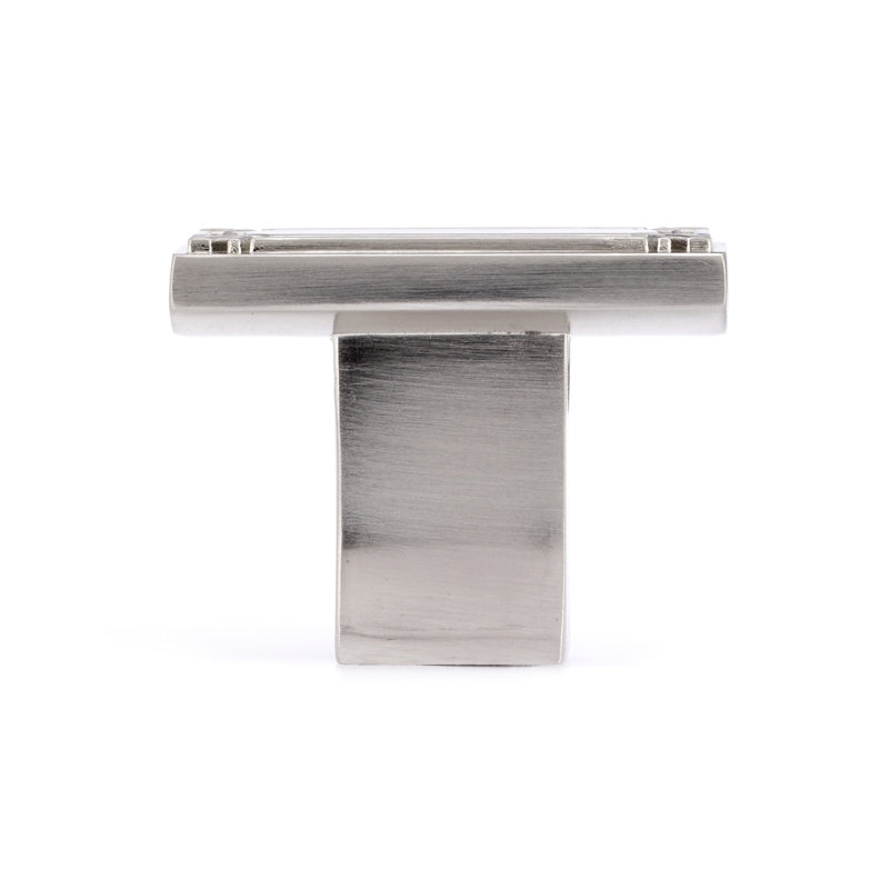Expression Rectangle Knob, Brushed Nickel
