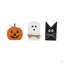 Ensemble de 3 décorations de table d'Halloween, 4,8 x 8 po: 4,5 x 8 po: 6,7 x 7 po