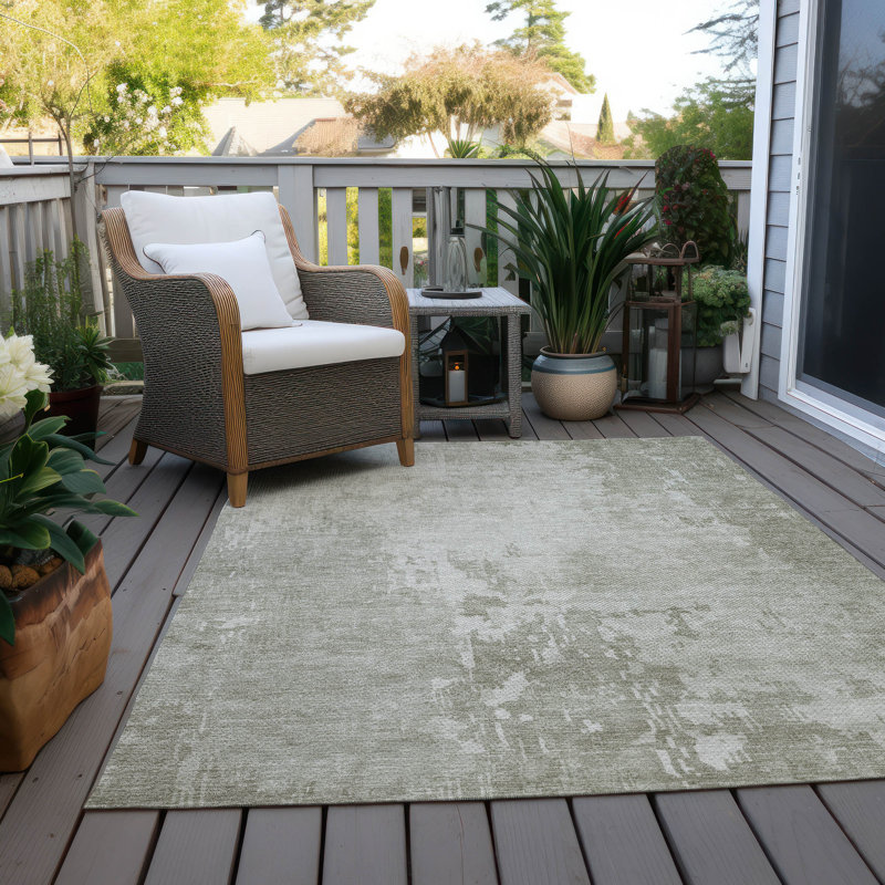 Tapis intérieur / extérieur lavable en machine Christain ACN1258, Rectangle 2 pi 6 po x 3 pi 10 po