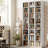 Narrow Design Storage,8-layer Thin High Bookcase With Open Adjustable Shelves,cube Display Rack-328062468