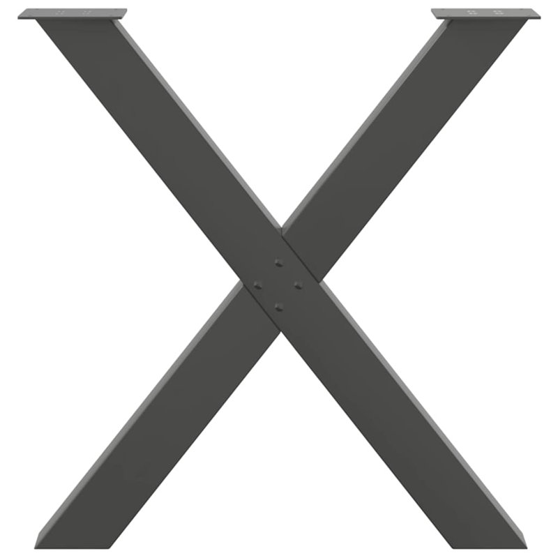 Atleigh Table Leg, 73cm H x 80cm W x 80cm D, Black