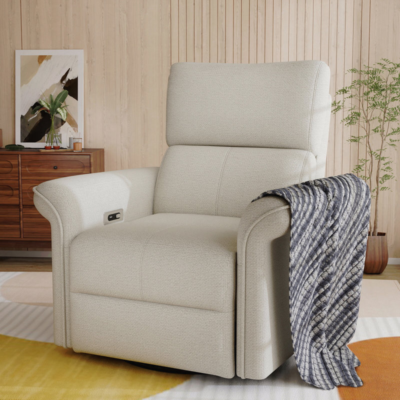 Fauteuil inclinable et oscillant inclinable en tissu - Fauteuil oscillant, petits espaces, crèche / cinéma maison