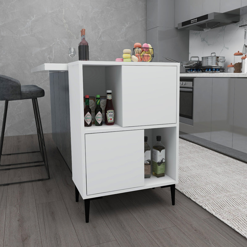 Teebar Display Cabinet, White