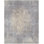 Hand Knotted Abstract Area Rug in Gray