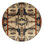 Machine Washable Art Deco Brown Area Rug