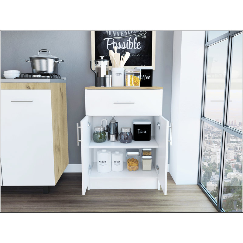 1-Drawer Rectangle Pantry Cabinet