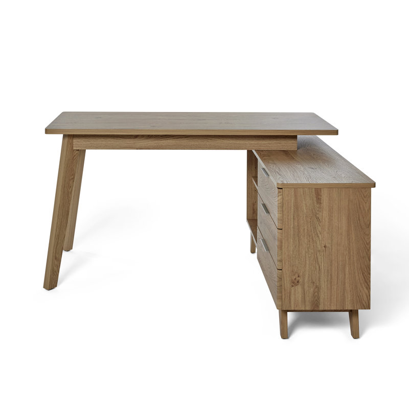 Arriaga L-Shape Computer Desk, Montana Oak