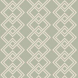 Mod Block - Parchment Sage Wallpaper