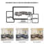 Canapé modulaire de 104 po avec repose-pieds et consoles de rangement-2084439532