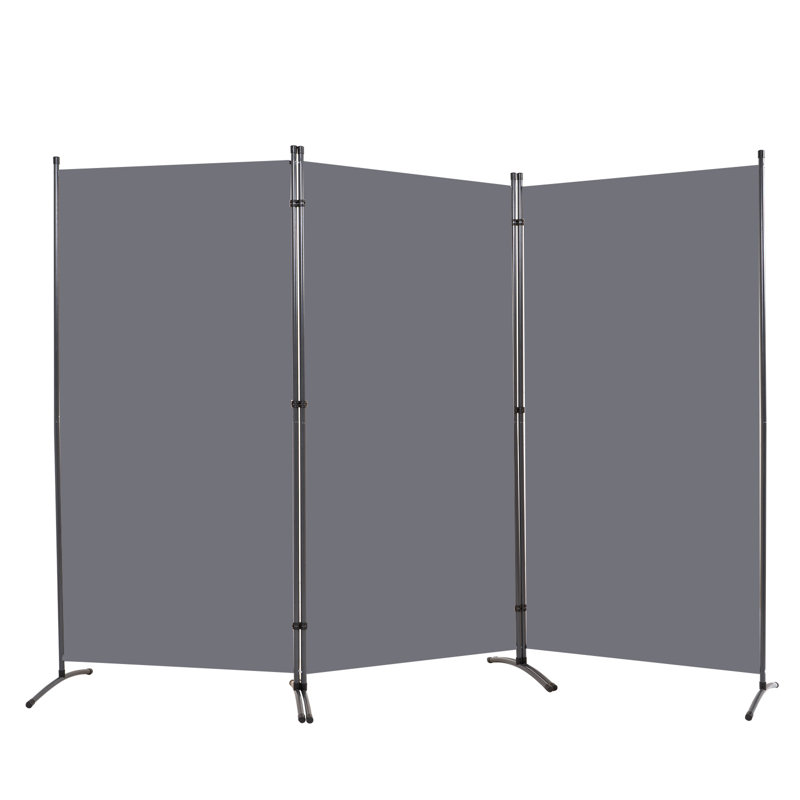 Cloison pliante Dormington, gris, H 71,3 po x l 102 po x P 19,7 po, 3
