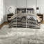 Ensemble de literie moderne en lin et coton pour grand lit