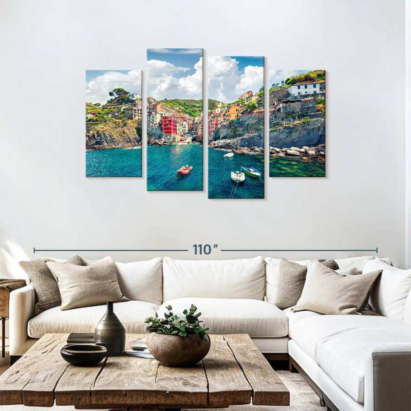 Nicci Seaside Riomaggiore, 48" H x 75" W
