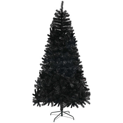 Regular (Full) Artificial Christmas Tree with Black Needles