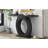 Stylish Modern Console Table with Egg-Shaped Base-1896275070