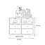 Vitrine de rangement de salon-710978477