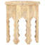 Bohdan Solid Wood Abstract End Table