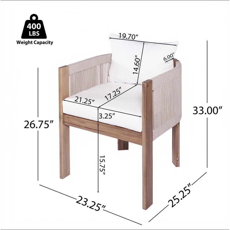 Chaise de salle à manger Matéria (ensemble de 2) (n'inclut pas la table)