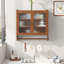 Armoire murale rétro à double porte-412635842