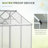  6' x 6' x 6.4' Polycarbonate Greenhouse Walk-In, Silver-98260964