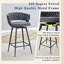Ensemble de 2 tabourets de bar pivotants-617486375-617486374