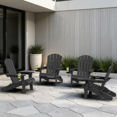 HDPE Folding Adirondack Chair